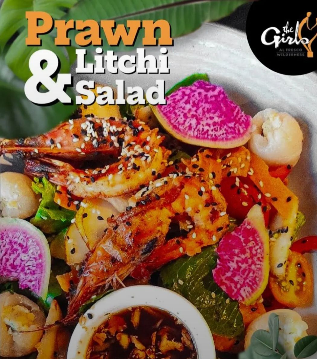 Prawn & Litchi Salad