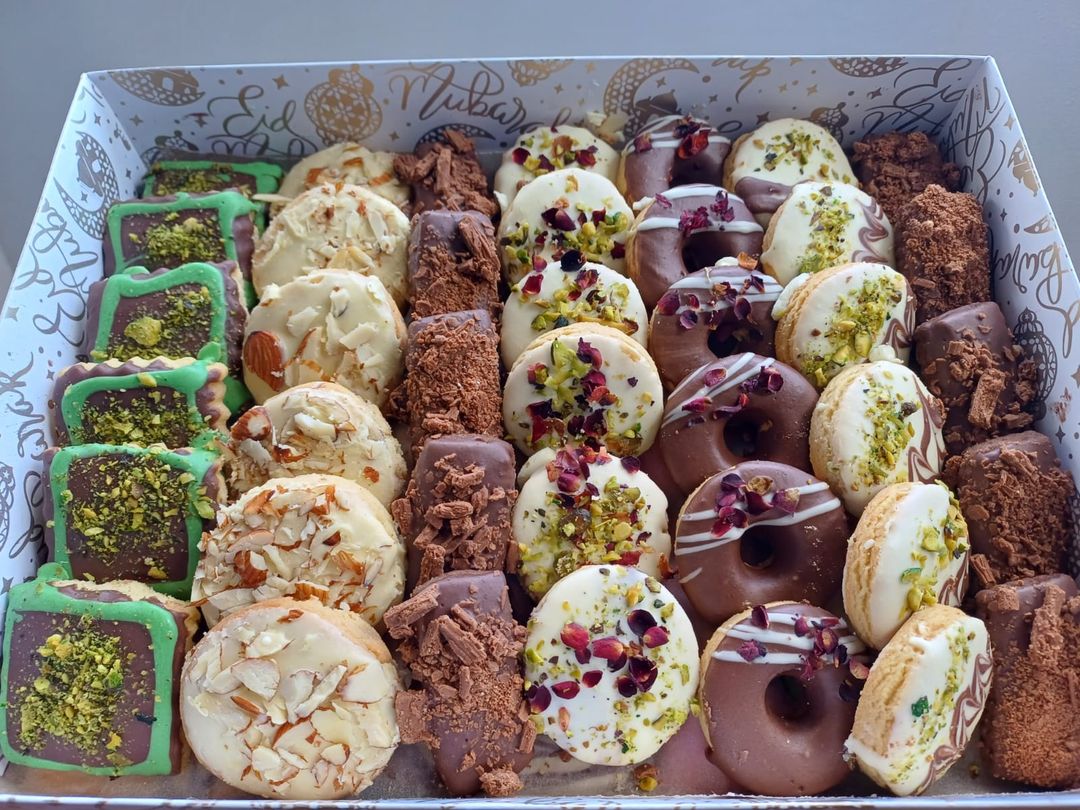 Biscuit Boxes 2kg, Eid Mubarak printed boxes
