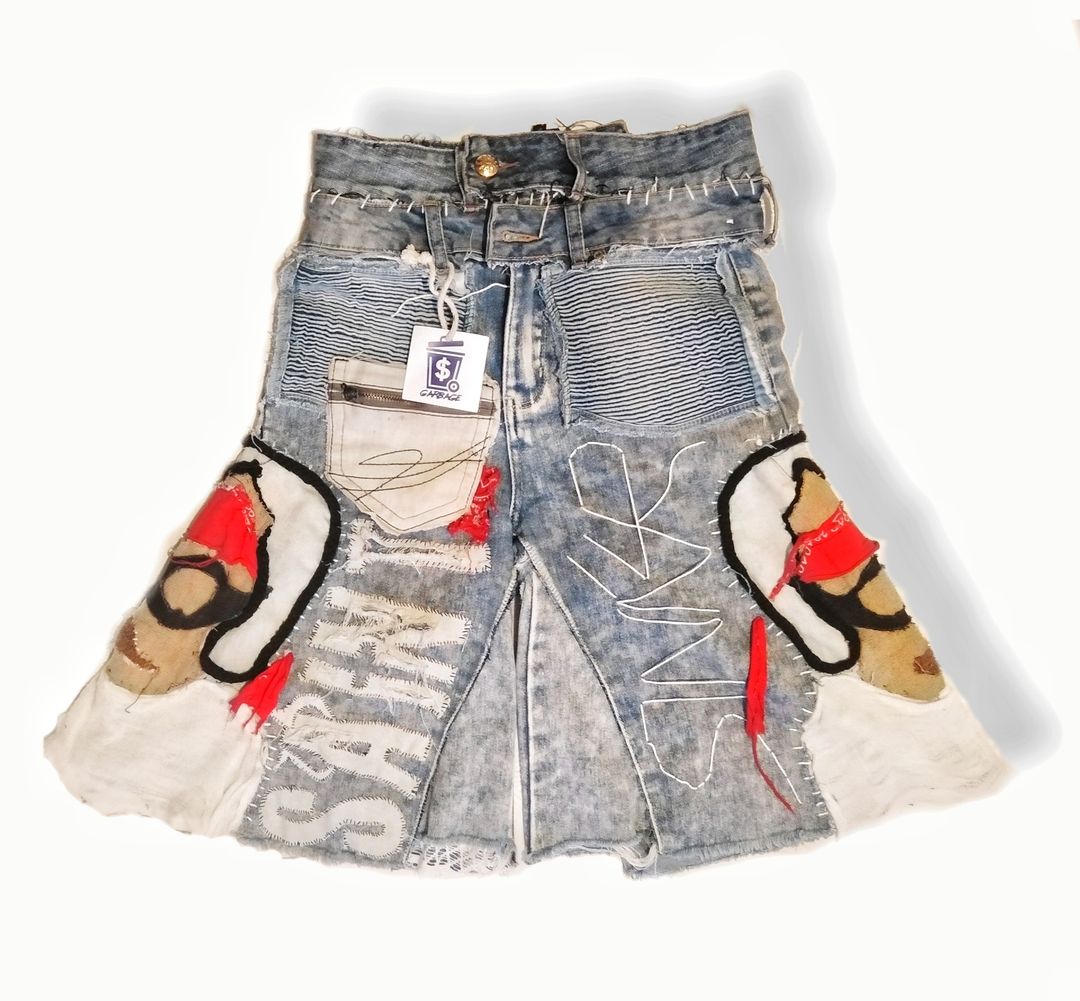 Saint denim Flared jort