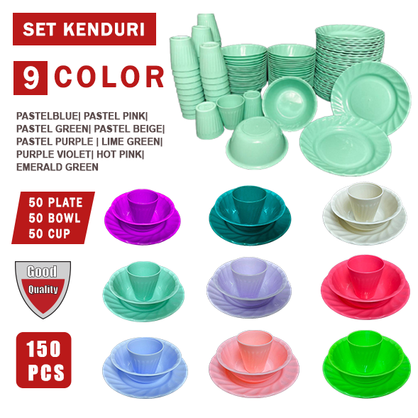 SET KENDURI 150 PCS
