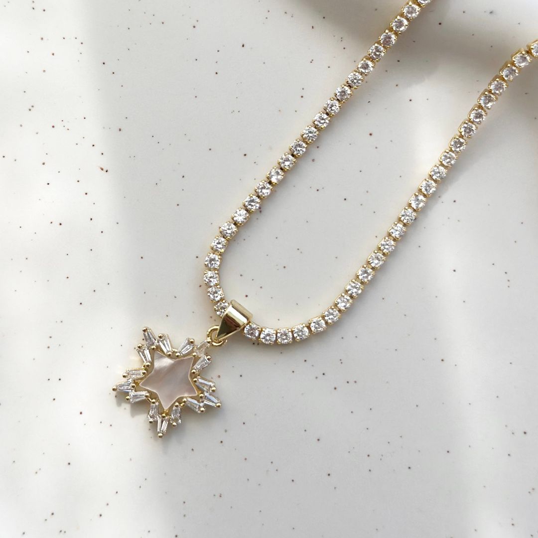 Star Tennis Necklace