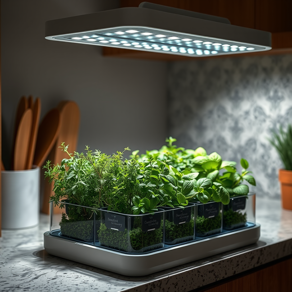 Countertop herb garden