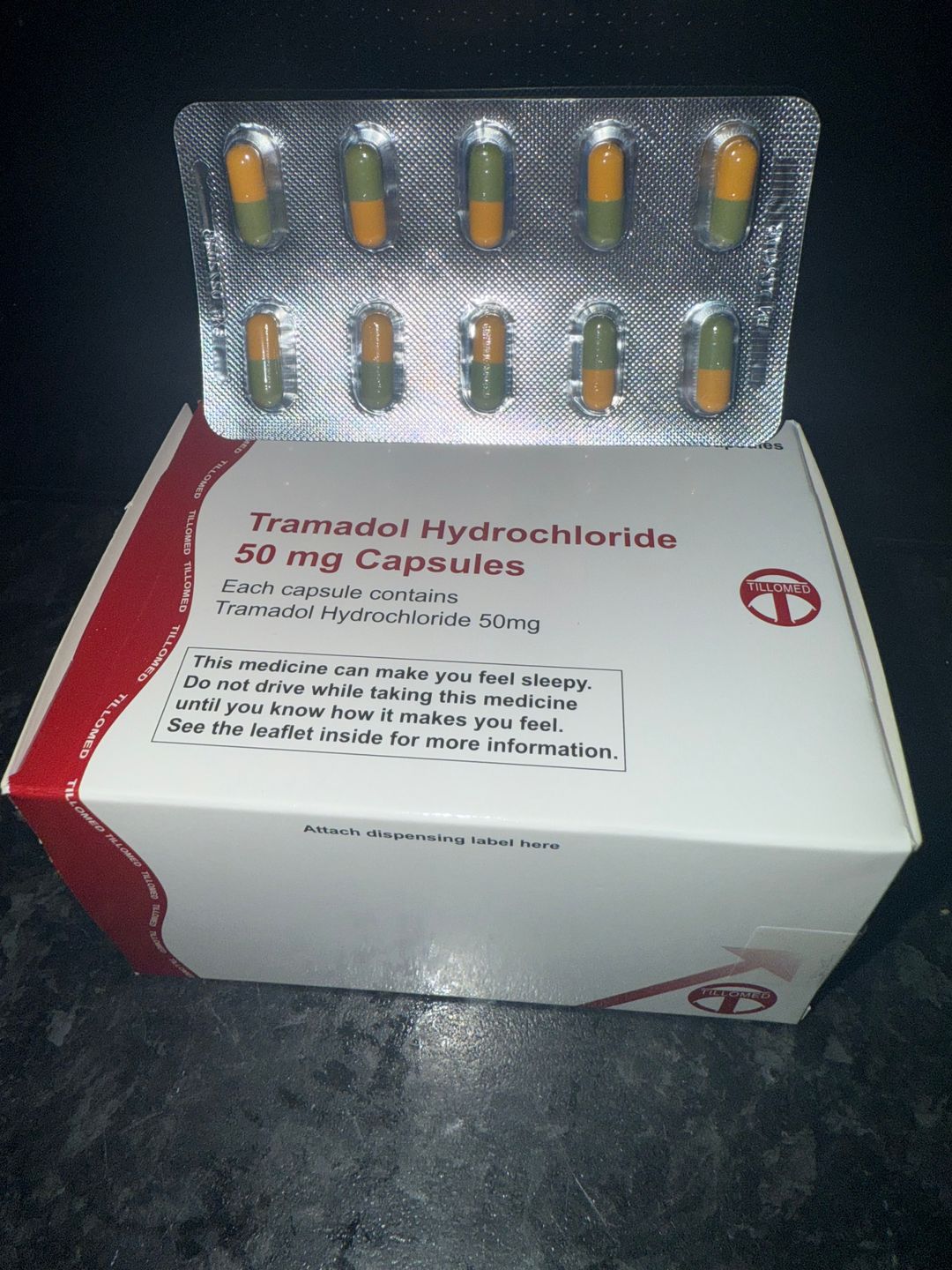 Uk Pharma Tramadol 50mg 