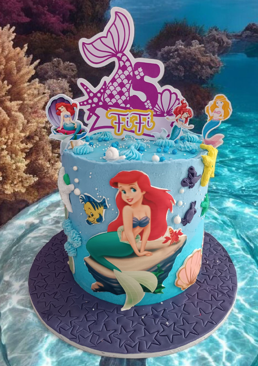 Ariel Mermaid Cake 0001