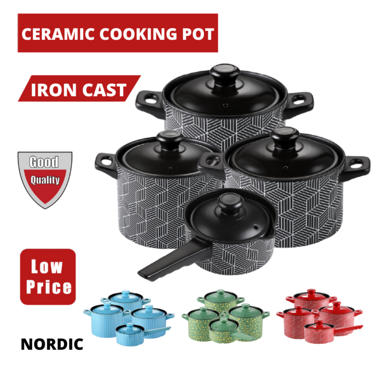 CERAMIC IRON CAST COOKING POT 