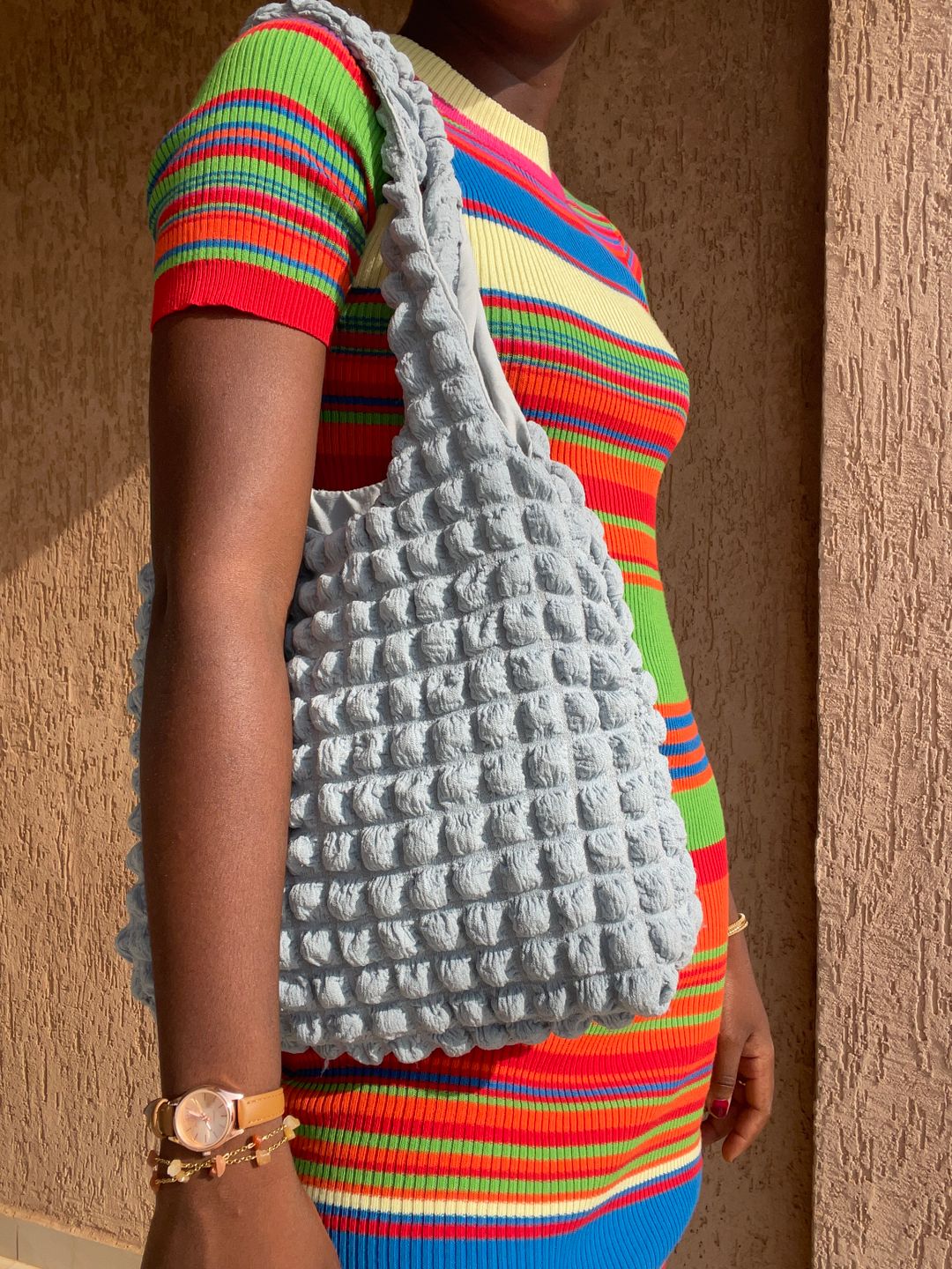Tote bag nuage bleu 