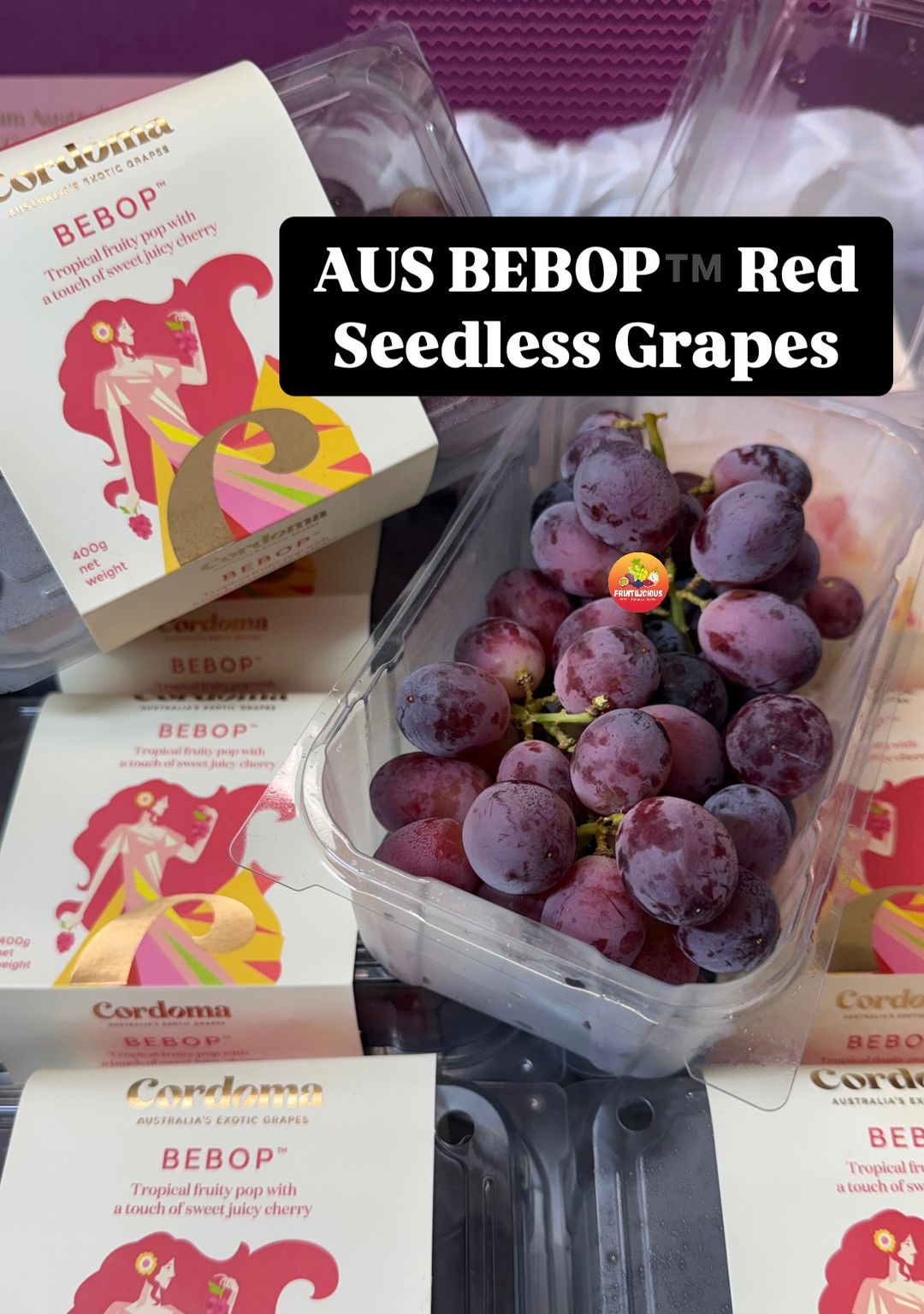 AUS BEBOP™️ RED SEEDLESS GRAPES