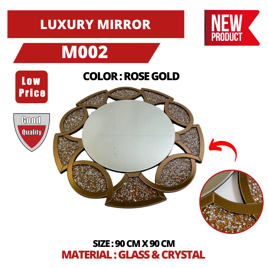 LUXURY MIRROR M002 - ROSE GOLD