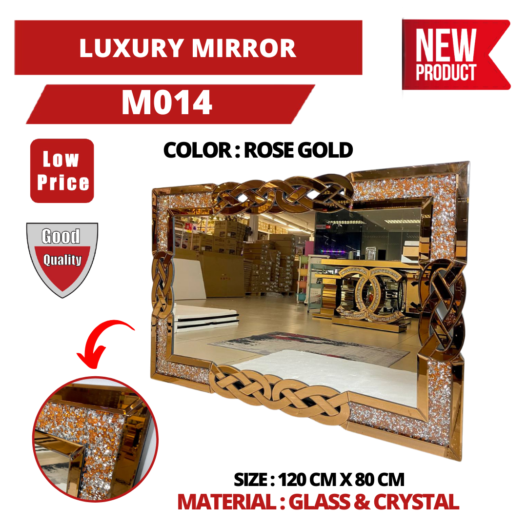 LUXURY MIRROR M014 - ROSE GOLD