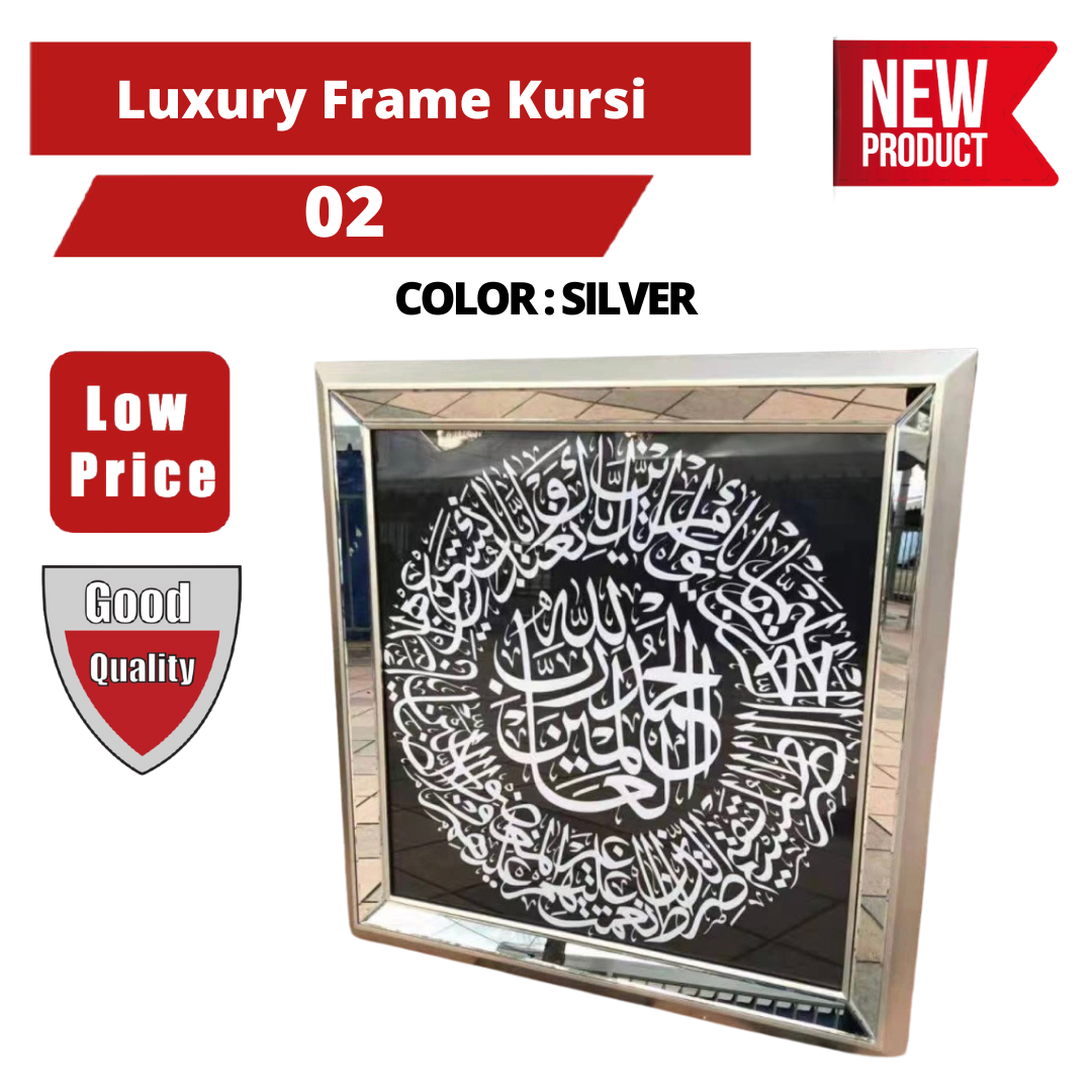 LUXURY FRAME KURSI 02 SILVER