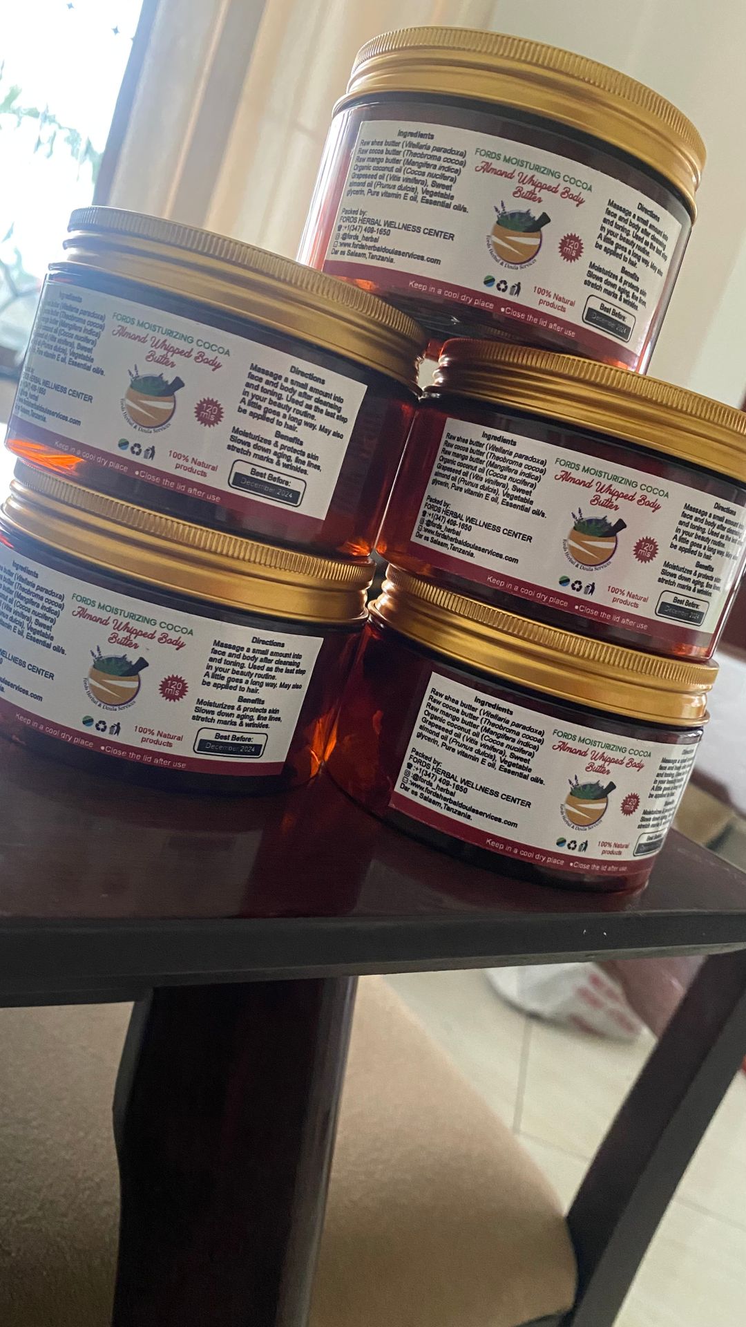 Fords Moisturizing Cocoa Almond Whipped Body Butter 