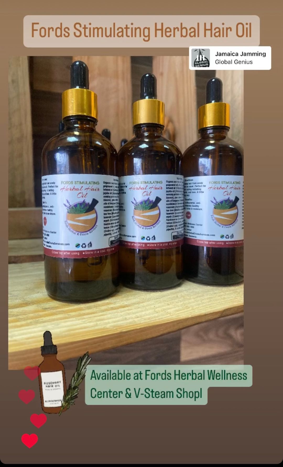 Fords Stimulating Herbal Hair Oil 