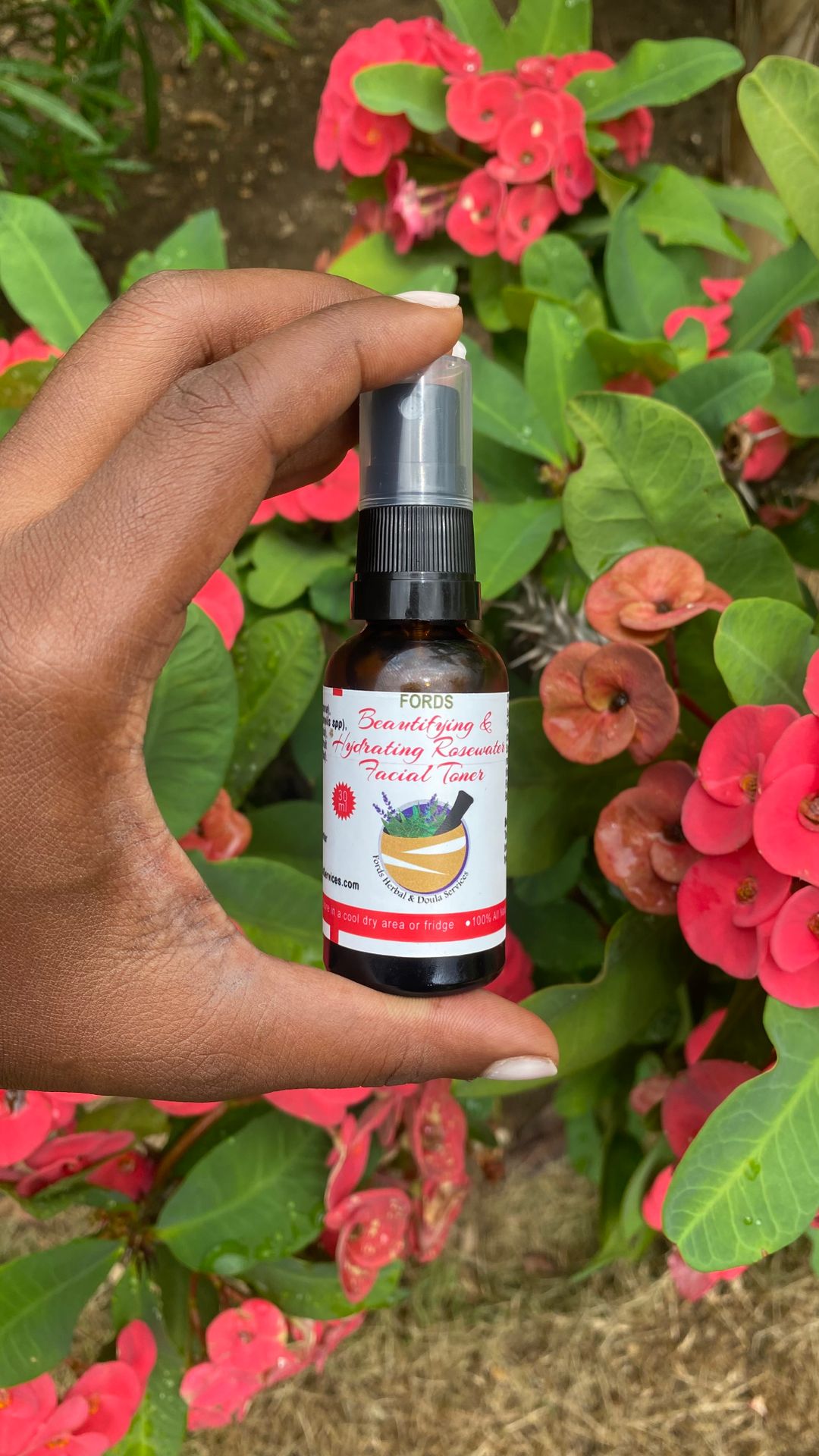 Fords Beautifying & Hydrating Rose Water Facial Toner