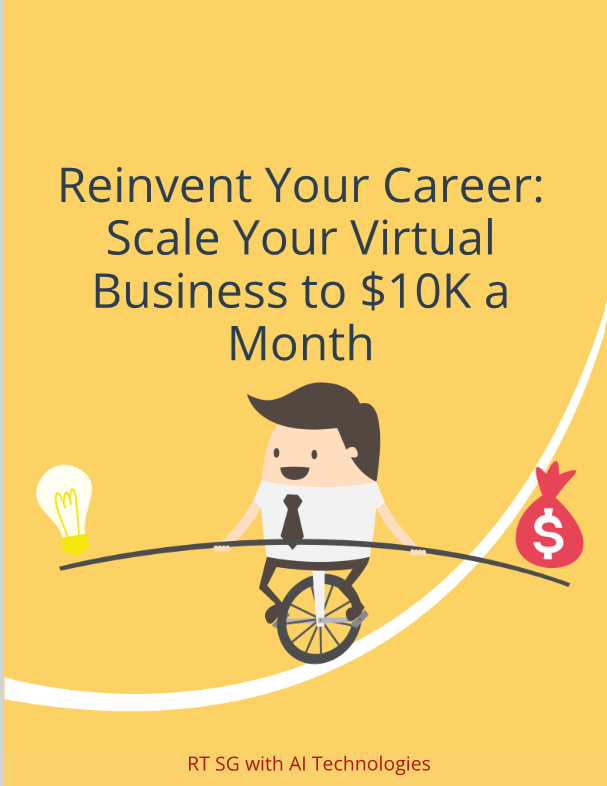 Ebook - Reinvent your career scale your virtual business to 10k a month