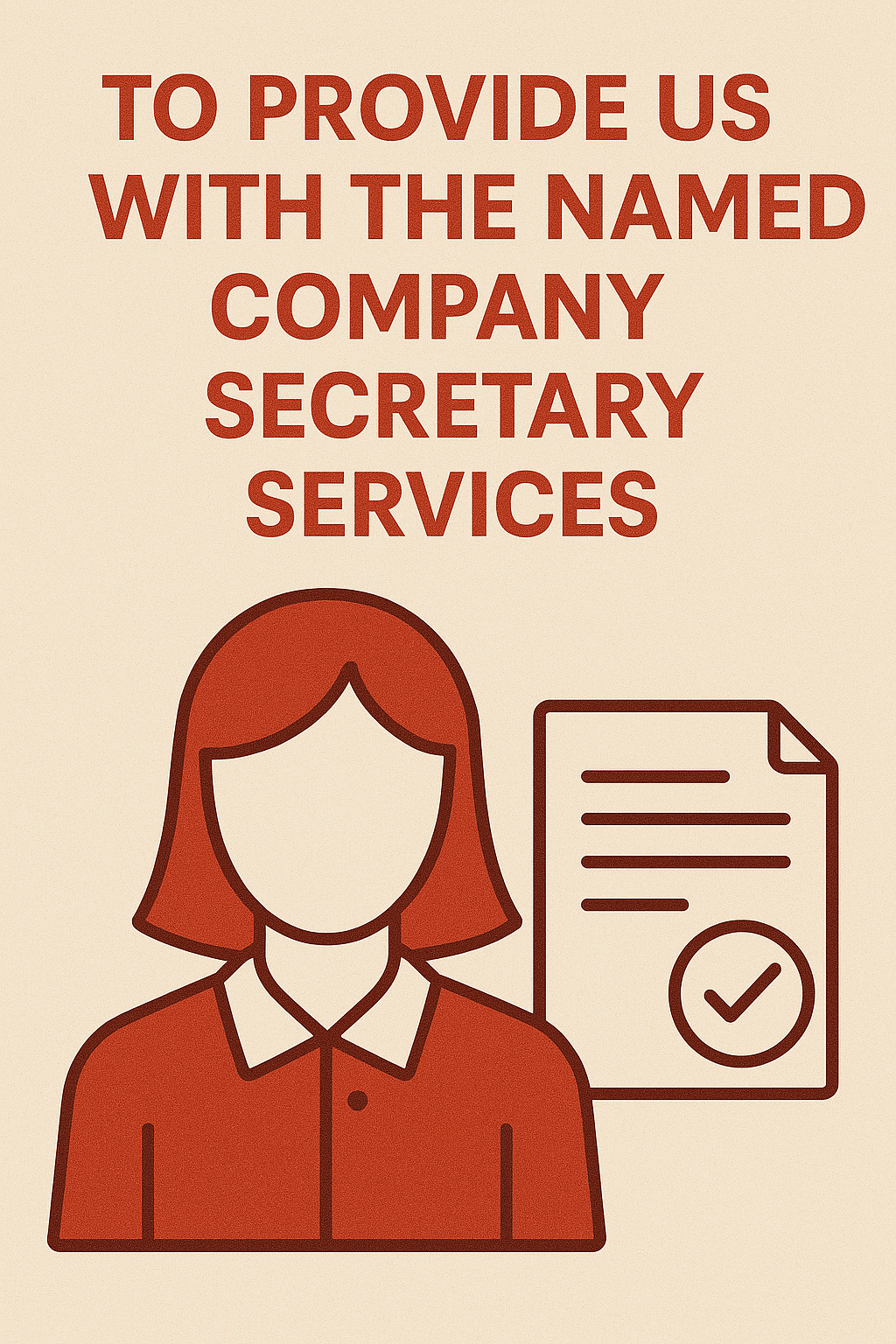To Provide us with the Named Company Secretary Services