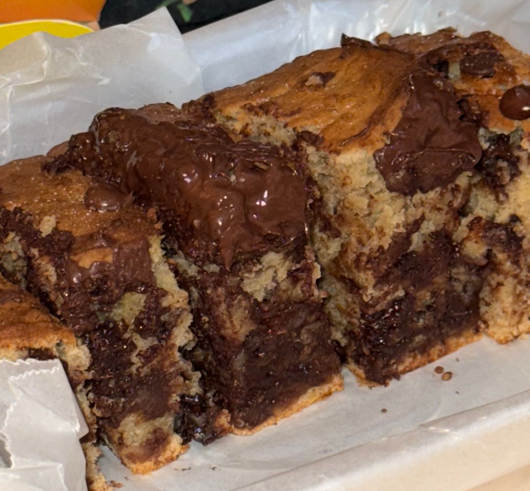 Banana bread con chocolate 