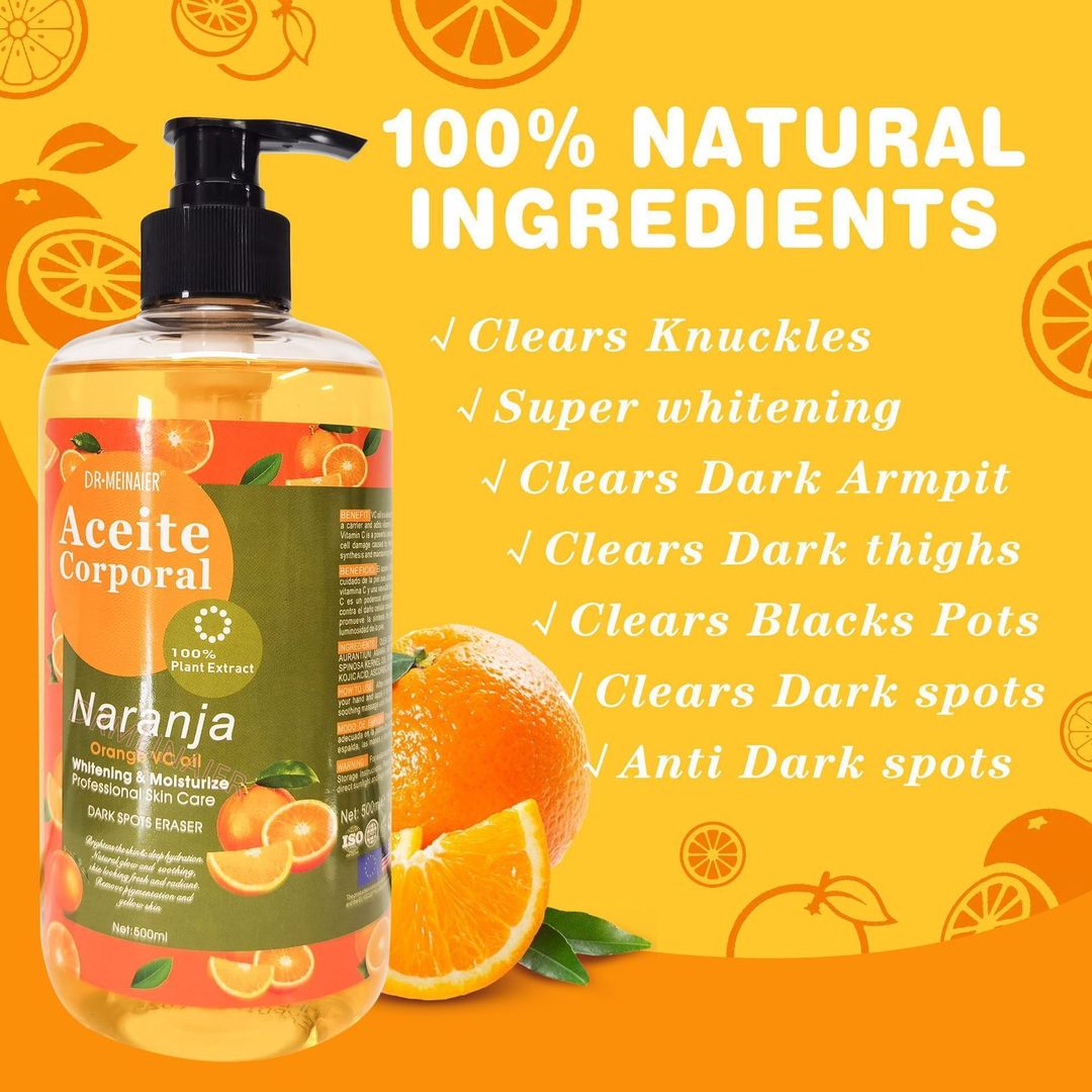 Naranja Aceote corporal 6500 usafiri tu