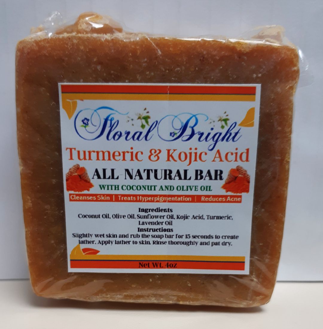 Turmeric & Kojic Acid All-Natural Soap Bar