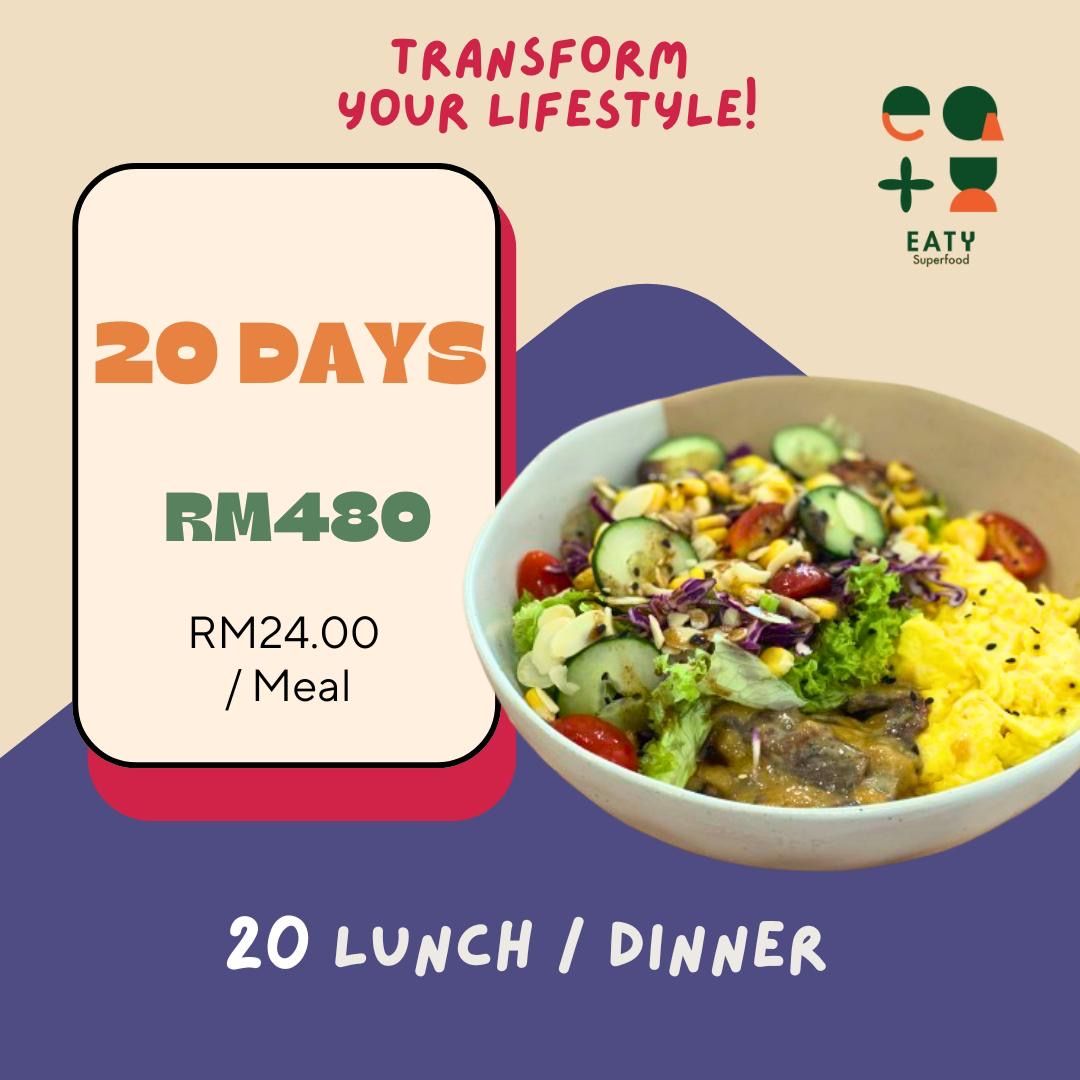 Lunch / Dinner (20 days)