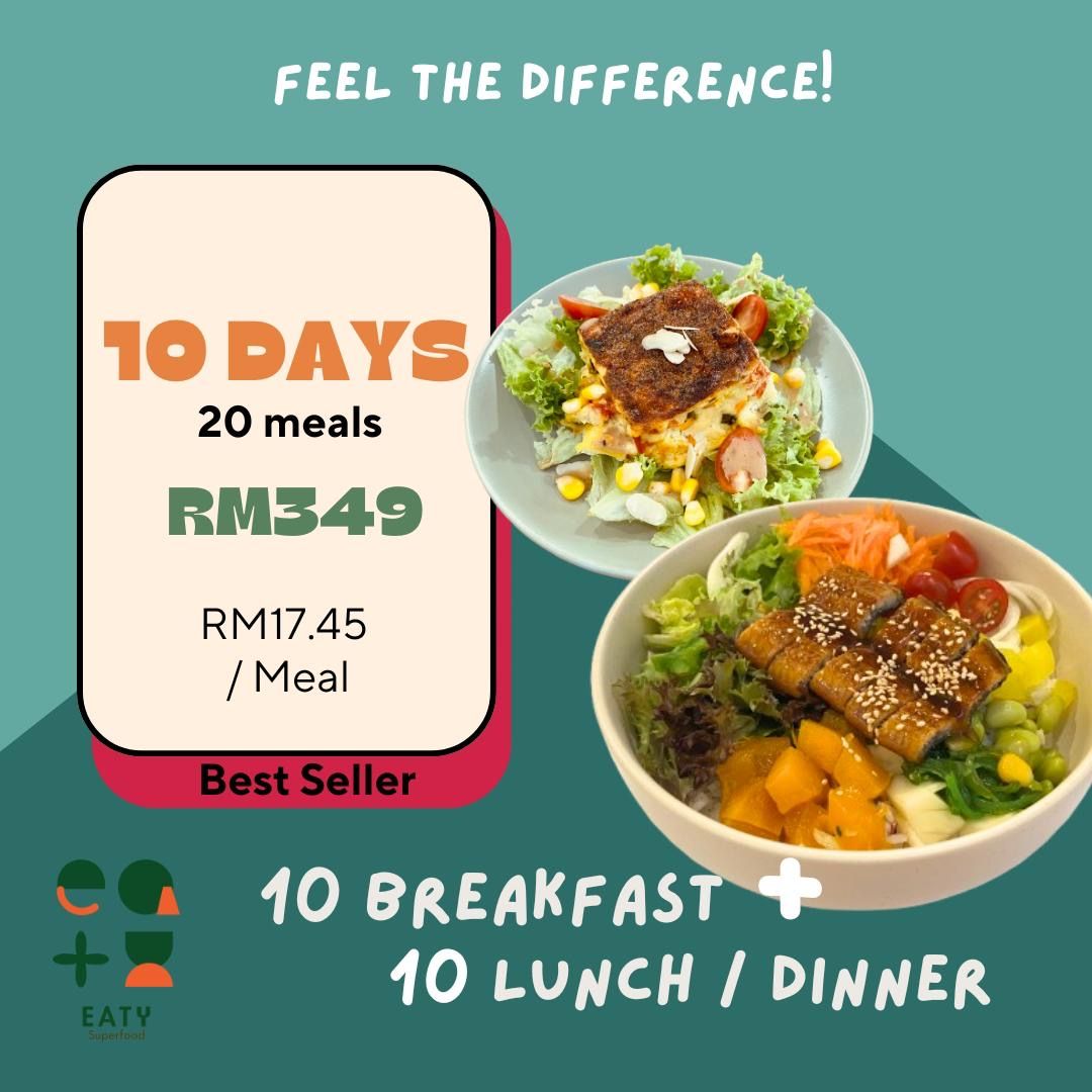 Breakfast + Lunch / Dinner (10 days)
