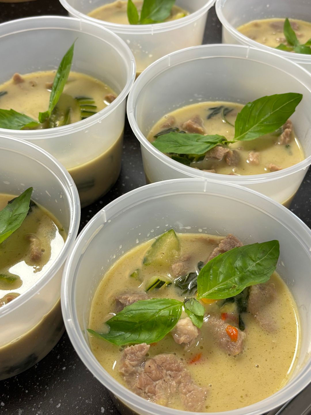 Curry vert porc avec riz