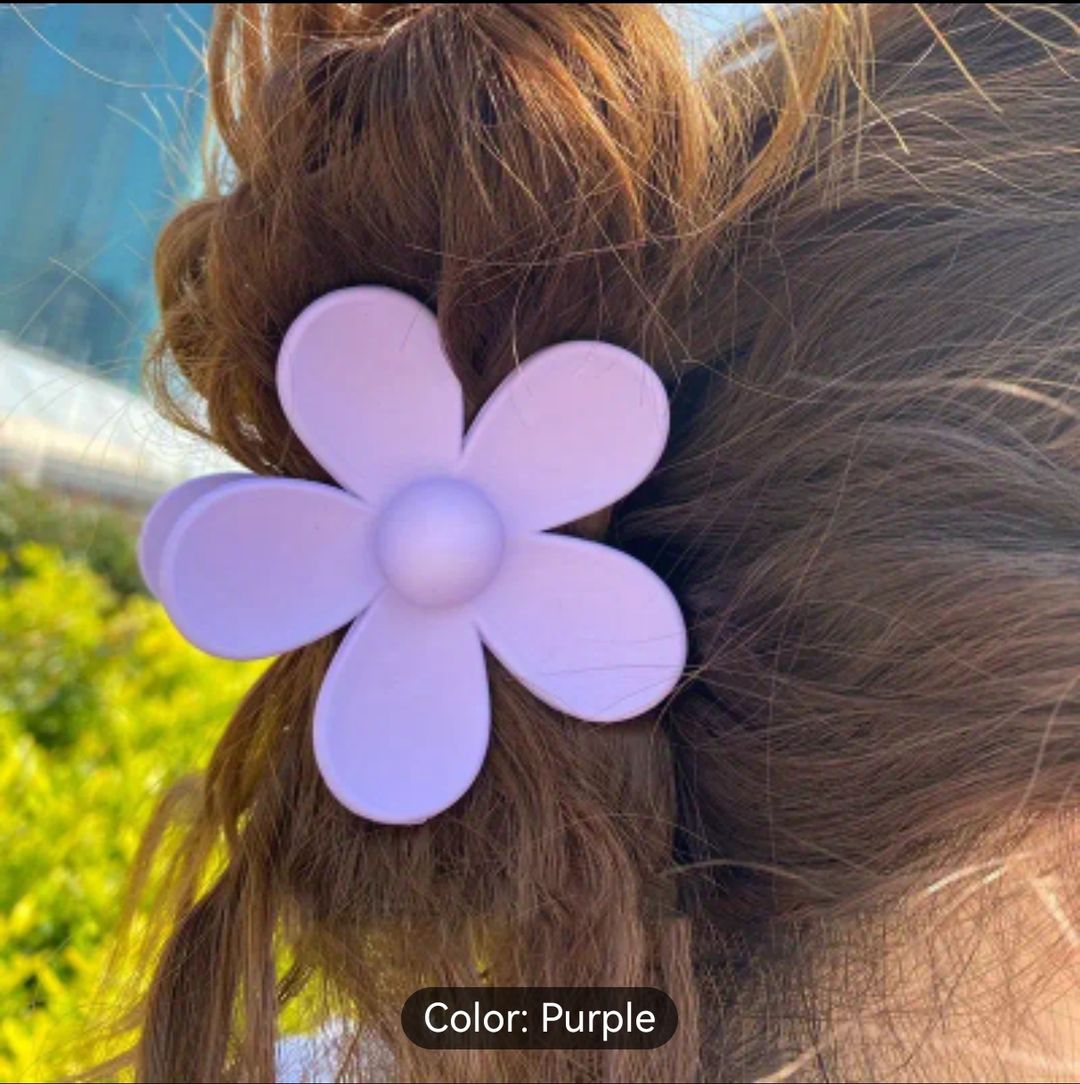 Flower hair clip 