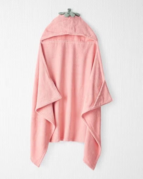 Toddler Organic Cotton Towel - Strawberry