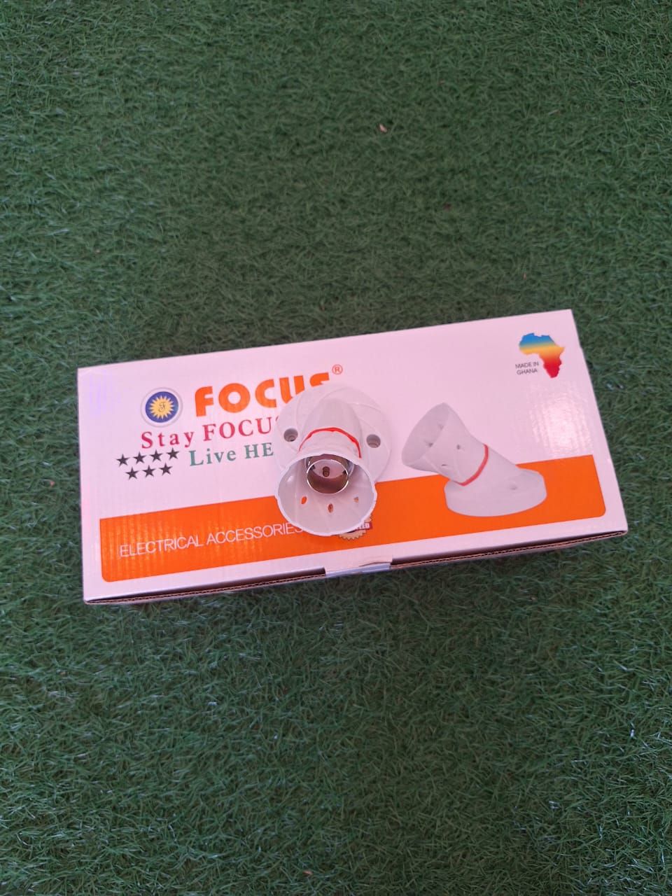 Focus Lamp Holder - Angle B22 (1 Box)