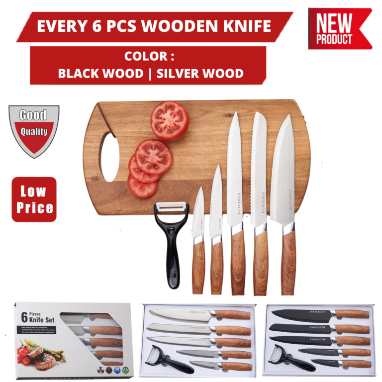 EVERY 6 PCS KNIFE SET