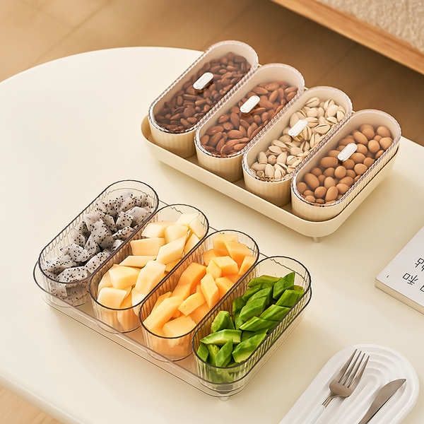 4 COMPARTMENT SNACK TRAY
