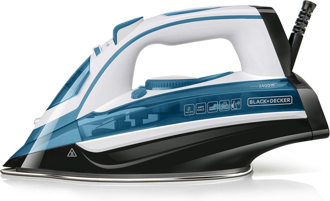 Steam Iron- BLACK AND DECKER - BXIR2402E  BLAU 2400 Plastic 370 ml