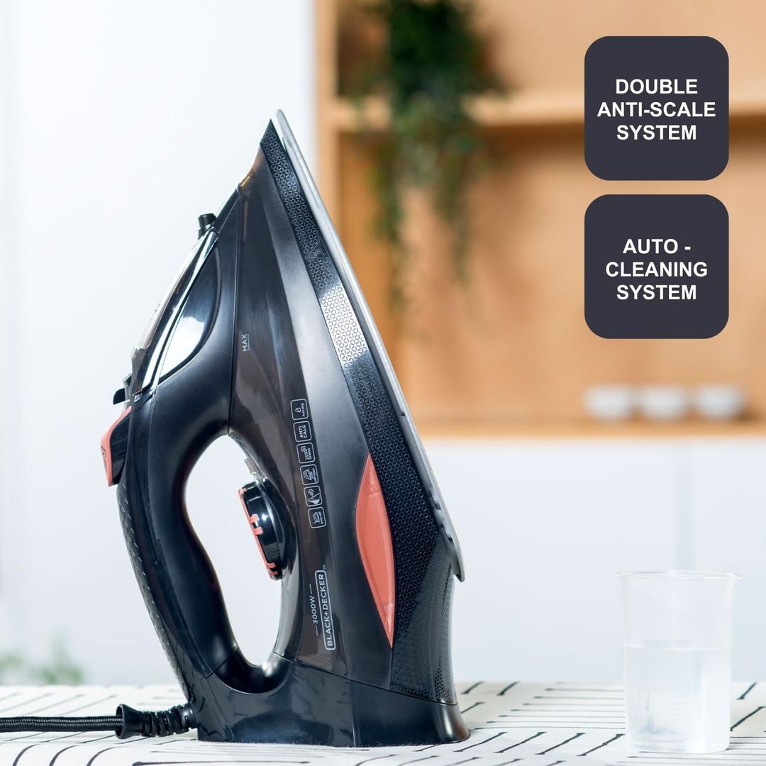 STEAM IRON - BLACK AND DECKER - BXIR3000E