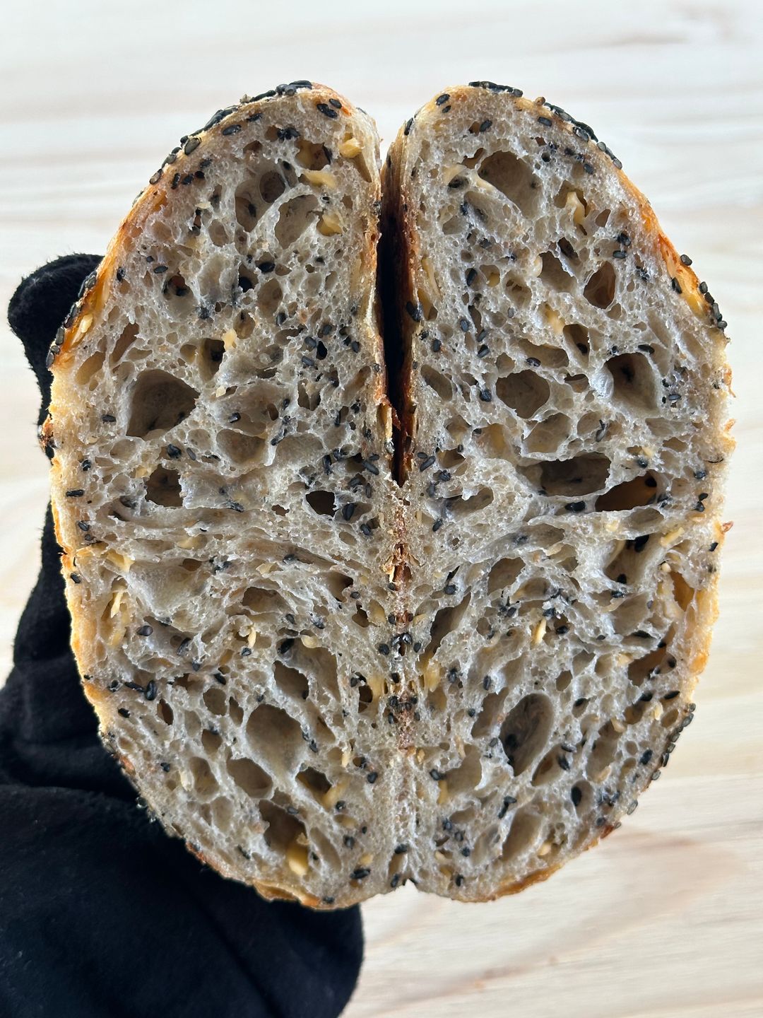 Black Sesame Cheese Sourdough