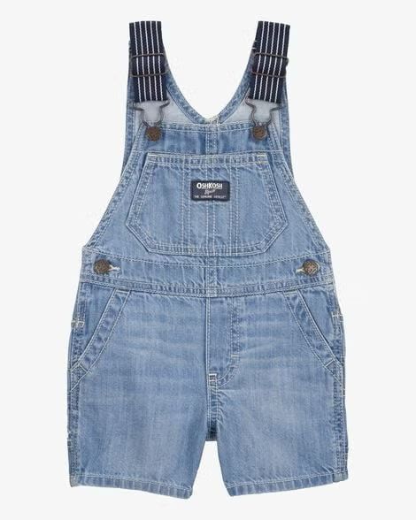 Blue Denim Shortalls (3mths to 5T)