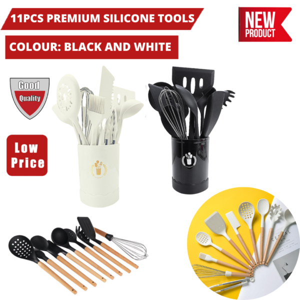 11PCS SILICONE TOOLS