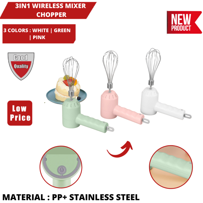 3IN1 WIRELESS MIXER CHOPPER