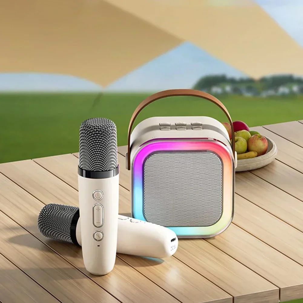 K12 KARAOKE SPEAKER TWO MICROPHONE