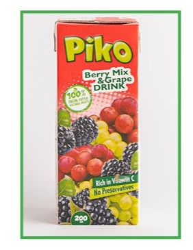 PIKO BERRY GRAPE 200ML X24 - 20363