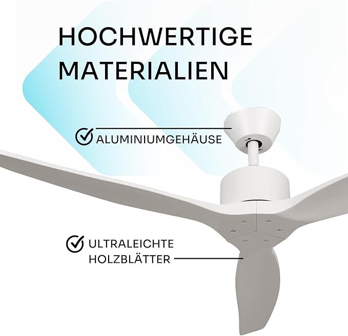 CEILING FAN -MELLER- BRIZY WHITE