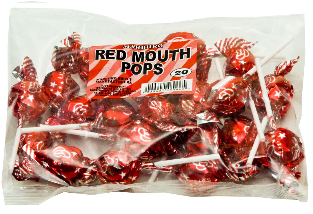 25x20'S RED MOUTH POPS