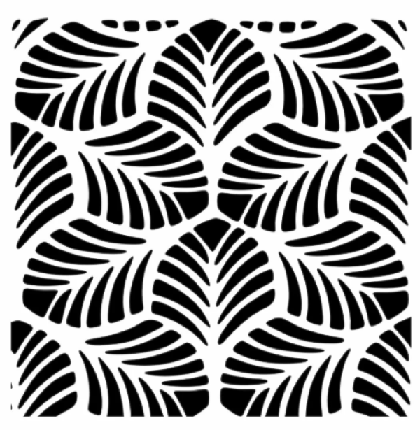 Palm trees - 30x30cm - stencil