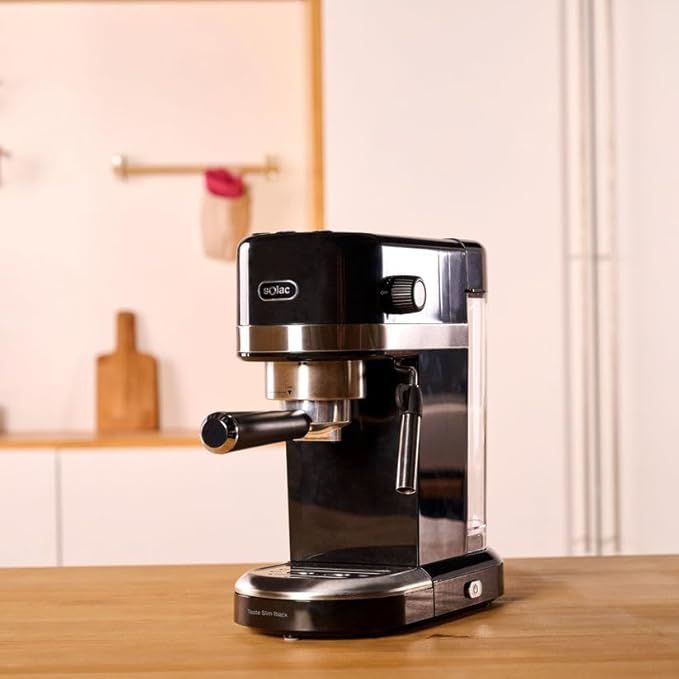 ESPRESSO COFFEE  MAKER - SOLAC -TASTE SLIM BLACK