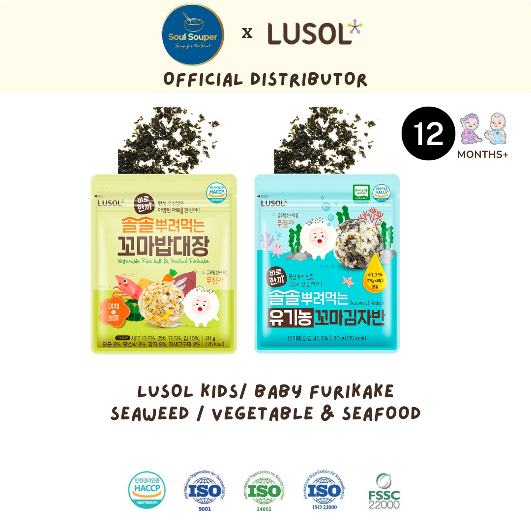 (12m+) 100% Korea Lusol Seaweed Flakes (Baby / Toddler)