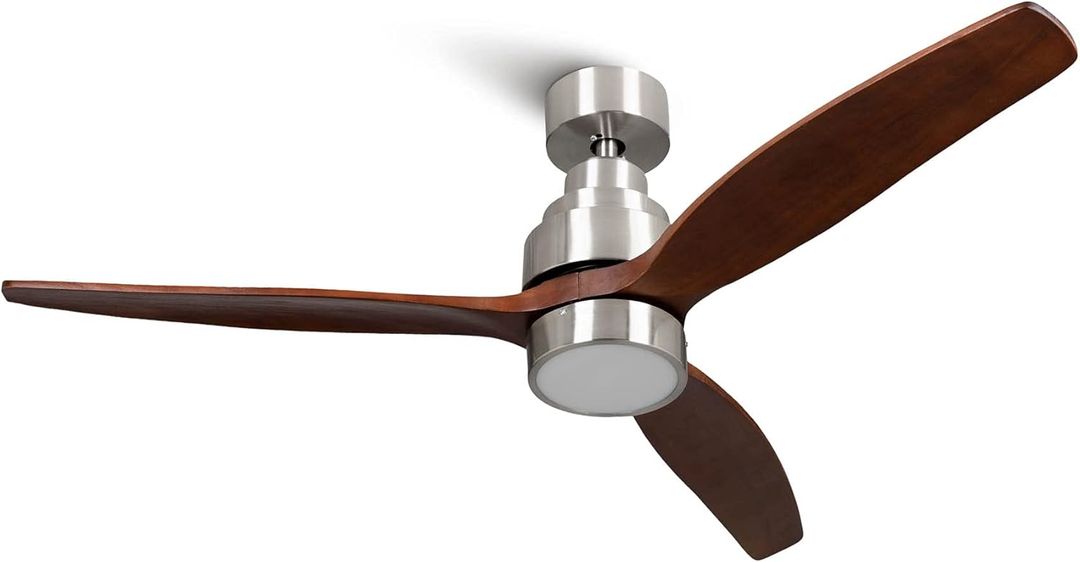 CEILING FAN - MELLER- BRIZY BRIGHT DARK WOOD