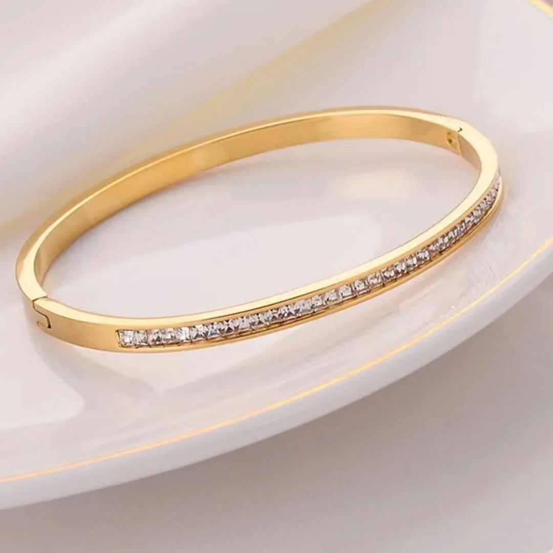 Diamond Bangle (Gold&Silver)