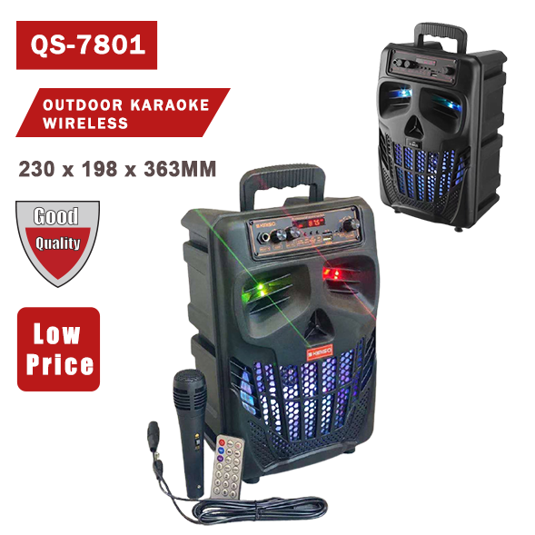 QS-7801 8" KARAOKE BLUETOOTH SPEAKER