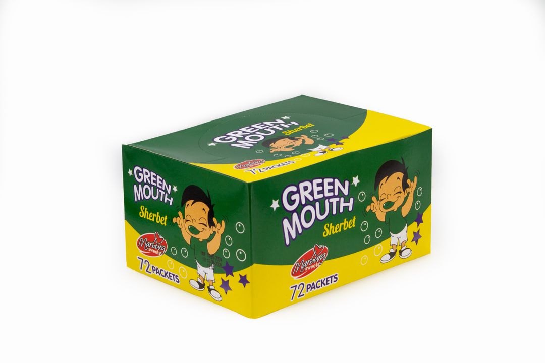 12x72'S GREEN MOUTH SHERBET