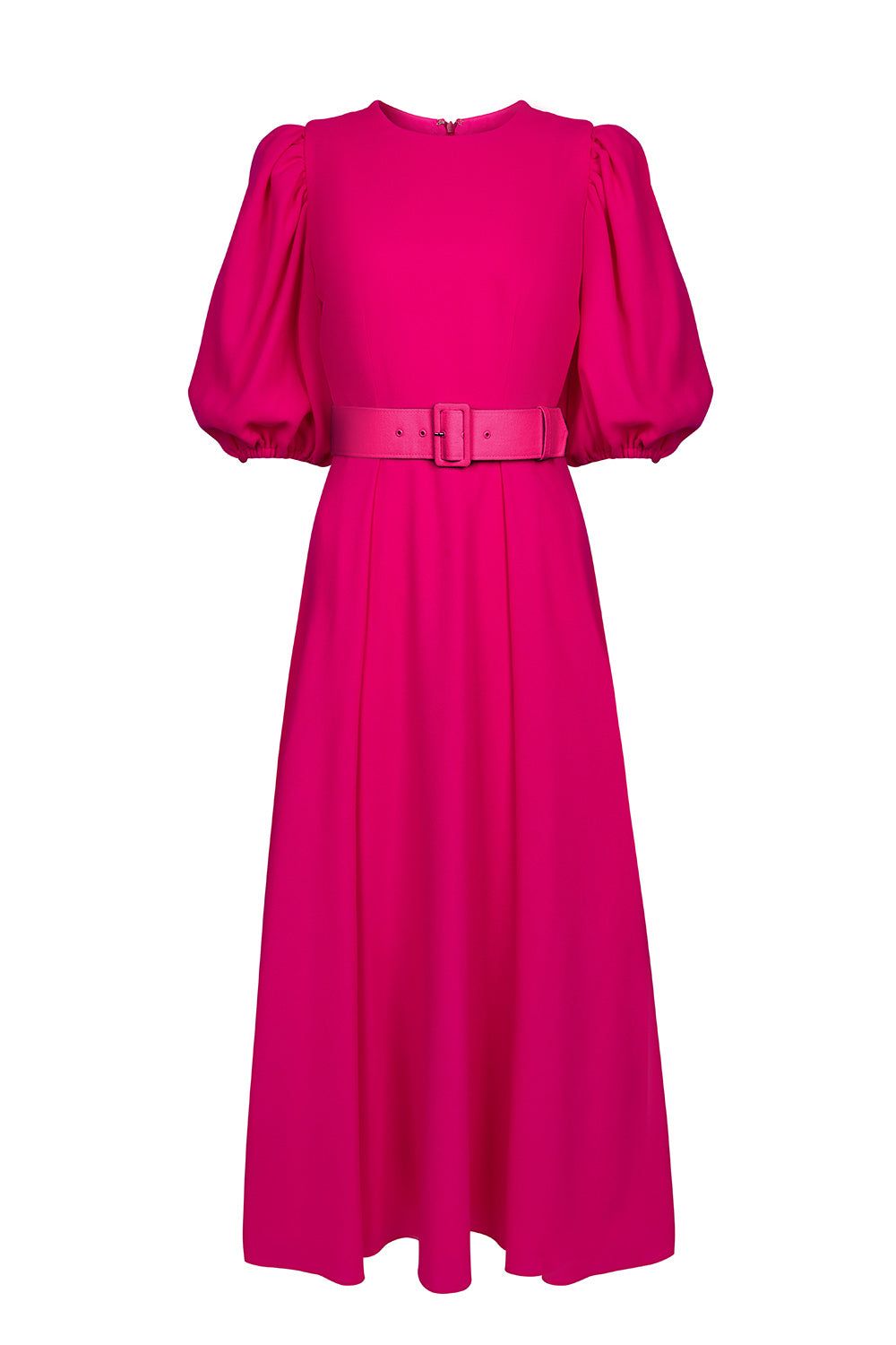 NARAMI HOT PINK DRESS by Zifashion