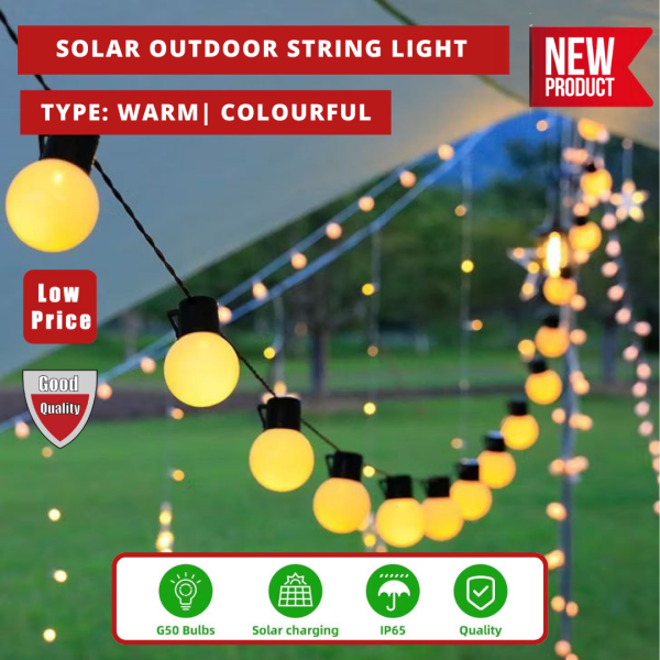 SOLAR OUTDOOR STRING LIGHT