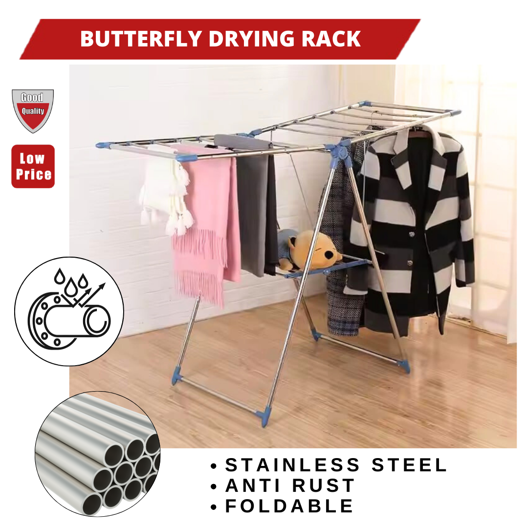 STAINLESS STEEL CLOTH DRYING RACK